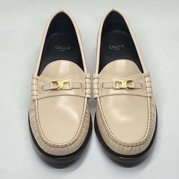 Celine Luco Triomphe in polished bull loafers size 39 - Picture 3 of 14